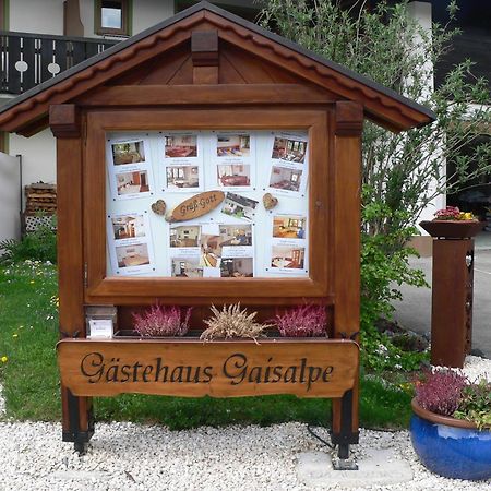 Gaestehaus Gaisalpe Fischen im Allgaeu Εξωτερικό φωτογραφία